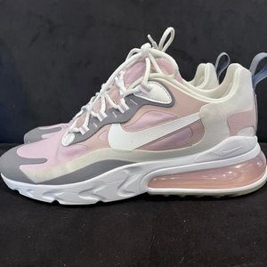 Pink and grey Nike 270 reacts